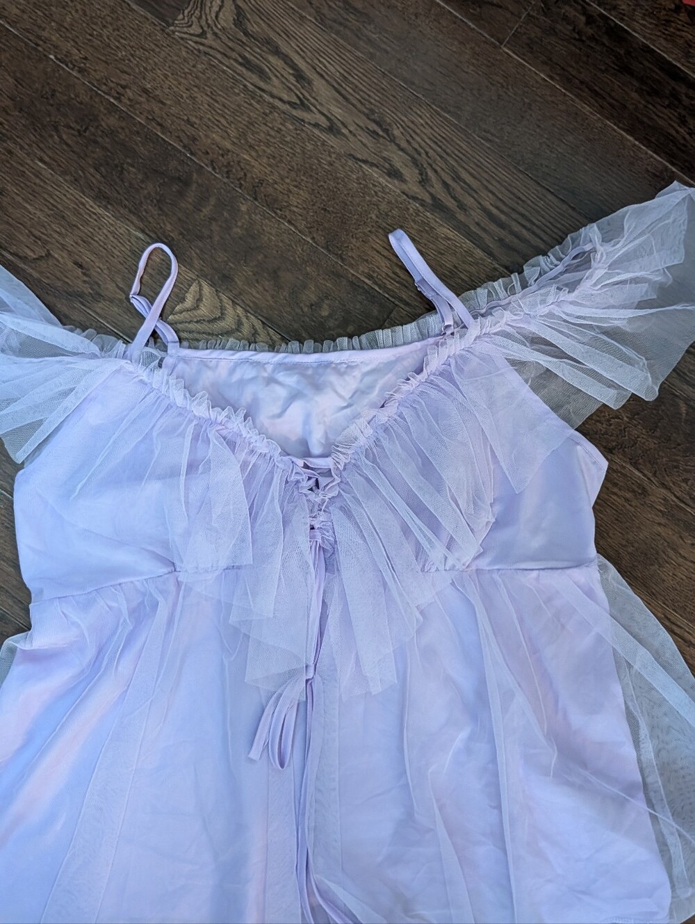 Lavender Sheer Tulle Camisole